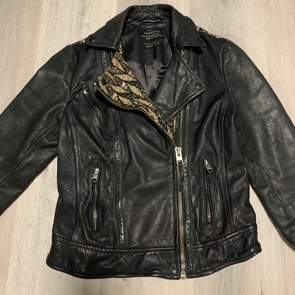 AllSaints Leather Jacket women
